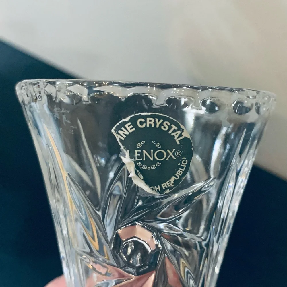 Vintage Lenox Fine Crystal Star Bud Vase